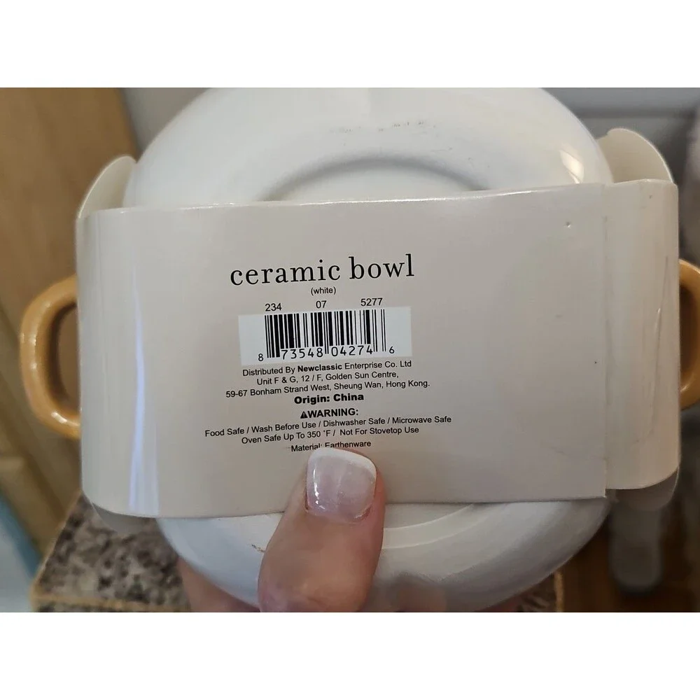 Target Newclassic White Pumpkin Ceramic Candy Bowl Fall Decor 6